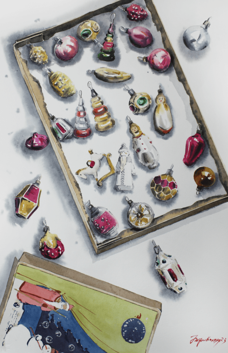  Коробка с игрушками